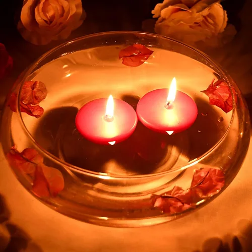 Vista 7 de Velas flotantes moradas de 2 1/4 pulgadas