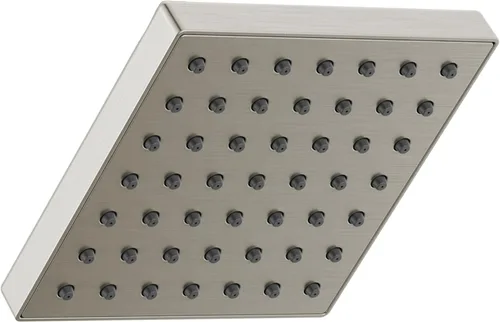 Vista 5 de Delta RP101846 Moderno 1.75 GPM Cabezal de ducha cuadrado de una sola función con tecnología Touch-Clean - Cromo