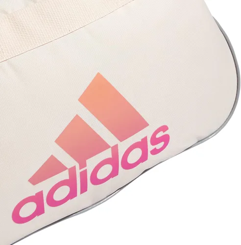 Vista 4 de adidas Diablo - Bolsa de lona pequeña, Wonder Quartz BeigeGrisSemi Coral Fusion Pink, Diablo - Bolsa de lona pequeña