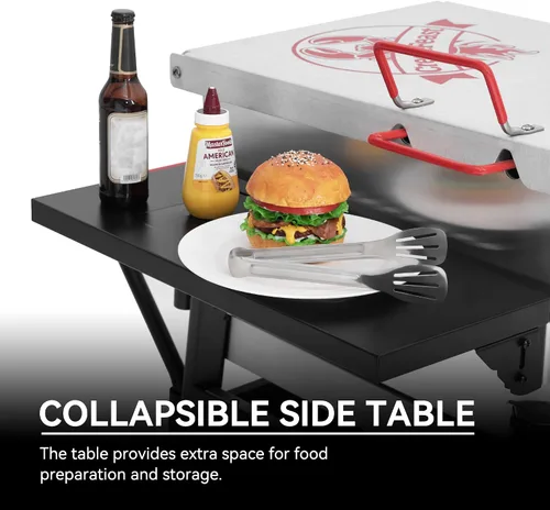 Vista 5 de Creole Feast CFB3001 Caldera de cangrejos al aire libre de 70 QT con paleta agitadora y ruedas, caldera de mariscos resistente con soporte