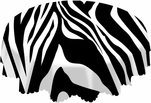 Vista 11 de AOYEGO Mantel redondo marrón con estampado de animales, 60 pulgadas, textura de piel de jirafa, forma irregular, mantel de poliéster para decoración
