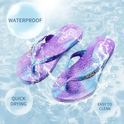 Vista 5 de Sandalias impermeables para mujer, ducha y agua antideslizantes para piscina y playa