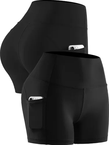 Vista 7 de CADMUS Pantalones cortos de yoga de cintura alta para mujer de 3 pulgadas, 4 pulgadas, 6 pulgadas, 7 pulgadas, 8 pulgadas, sensación desnuda