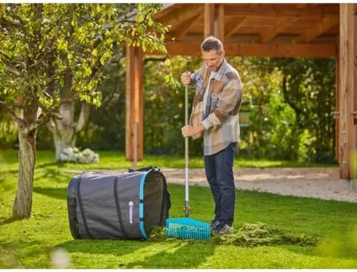 Vista 2 de Gardena Saco de basura de jardín PopUp Tamaño L: Rectangular, fácil de usar, bolsa de basura plegable para el jardín, volumen de 220 l, para recoger