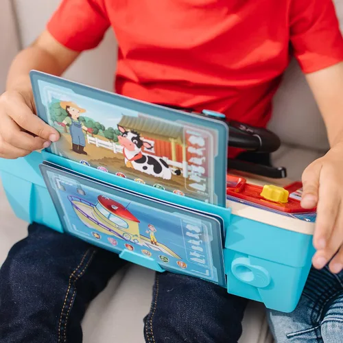 Vista 8 de Melissa & Doug PAW Patrol Rescue Mission Tablero de actividades de madera para niños, juguetes sensoriales para niños, juguete de conducción