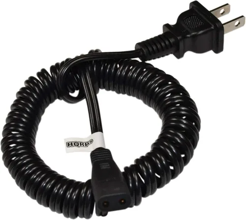 Vista 3 de HQRP – AC Power Cord para Philips Norelco 6945 X L 6948 X L 725rl 885rx hp1311 HP1605 HQ4821 hp1615 835rx Shaver Lead Cable de alimentación + HQRP