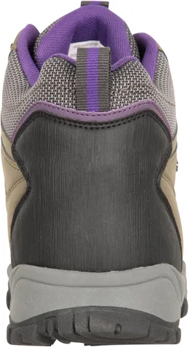 Vista 3 de Mountain Warehouse Adventurer - Botas de senderismo impermeables para mujer, color gris, talla 8 de EE. UU, Gris