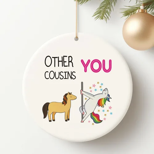 Vista 13 de Adornos de Árbol de Navidad de Cerámica Namaste - Decoración para Habitación de Yoga y Meditación, Adornos Colgantes para Regalos de Navidad