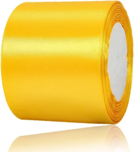 Vista 50 de Cinta de Satén Beige de Color Sólido, 1-1/2 Pulgadas x 25 Yardas, Cinta de Satén de Tela para Envolver Regalos, Manualidades, Hacer Lazos
