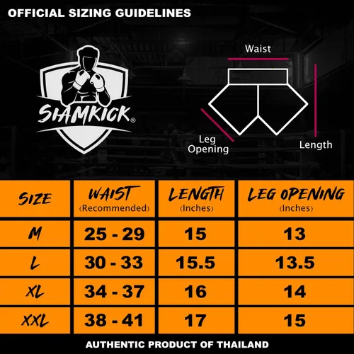 Vista 6 de SIAMKICK Pantalones cortos clásicos de Muay Thai para hombres y mujeres, boxeo, kickboxing, alto grado, artes marciales mixtas, ropa de entrenamiento