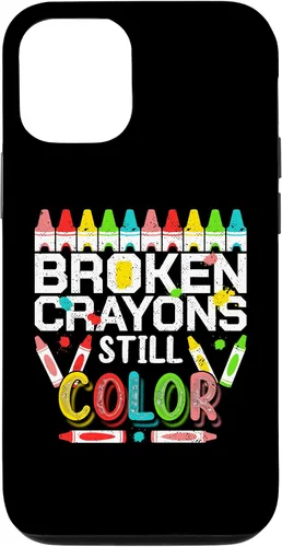 Vista 28 de Broken Crayons Still Color Mental Health Awareness Men Women Case for iPhone 17