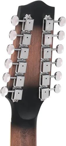 Vista 6 de Gold Tone F-Style - Guitarra de mando de 12 cuerdas con estuche rígido