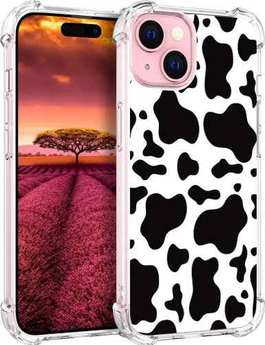 Vista 92 de Funda compatible con iPhone 15, bonita funda transparente para mujer, funda de silicona transparente para teléfono, color negro, tigre poderoso