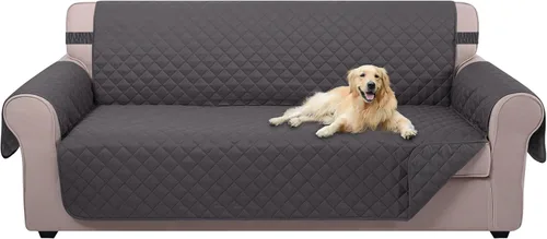Vista 10 de U-NICE HOME Funda para sillón reclinable, reversible, con correas elásticas, resistente al agua, protege de perros y mascotas, sillón pequeño