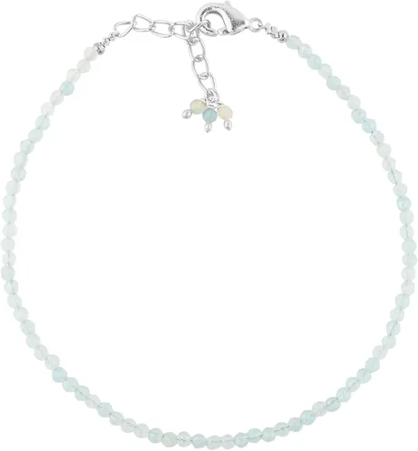 Vista 37 de TGH Pulsera de cuentas naturales con piedras preciosas microfacetadas, joyería para ella, cristales curativos energéticos de piedra natal, cadena
