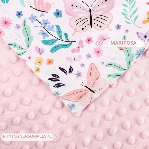 Vista 2 de Peekaboo - Funda para asiento de automóvil para bebé, niñas, niños, mamás, lactancia, manta para bebé, mariposa