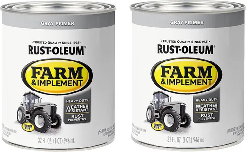 Vista 20 de Rust-Oleum Farm & Implement 280176 - Pintura esmaltada, galón, naranja (Allis Chalmers Orange)