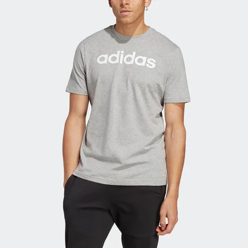 Vista 4 de adidas Camiseta Essentials Single Jersey con Logo Bordado Lineal para Hombre