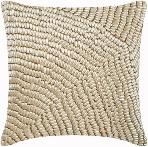 Vista 21 de The HomeCentric Funda de almohada color crema para sofá, funda de almohada moderna de 12 x 12 pulgadas, funda de almohada cuadrada de satén, funda