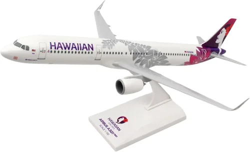 Vista 2 de Sky Marks Hawaiian A321NEO 1/150 modelo de avión coleccionable