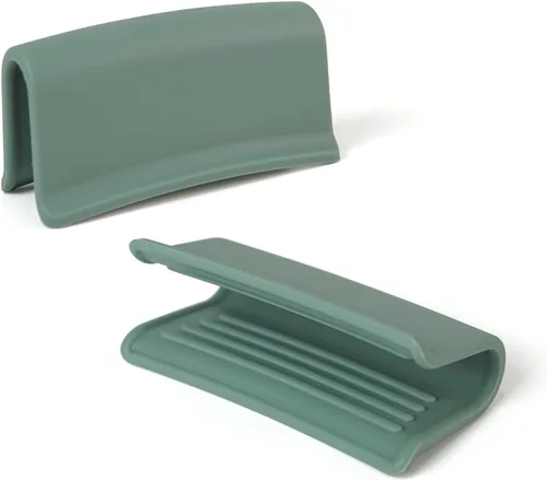 Vista 8 de Carrotez - Agarraderas de silicona para ollas, cubiertas de mango resistentes al calor para la cocina, accesorios para ollas holandesas de hierro