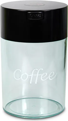 Vista 14 de Coffeevac 1 lb, recipiente sellado al vacío hermético patentado multiuso. Funciona como contenedor de café molido a prueba de olores. Tapa y cuerpo