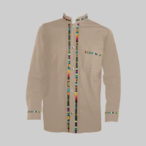 Vista 2 de Camisas de manga larga para hombre, hechas en México, varios