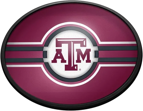 Vista 265 de The Fan-Brand NCAA Alabama Crimson Tide: Letrero de pared ovalado con luz – Decoración de fútbol, baloncesto, béisbol y deportes universitarios