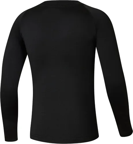 Vista 3 de Willit Camisetas térmicas de compresión de forro polar de manga larga para niñas y niños