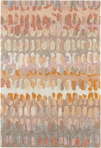 Vista 12 de Dash & Albert Paint Chip Hand Micro Hooked Wool Rug, 2' X 3', Bark Abstract
