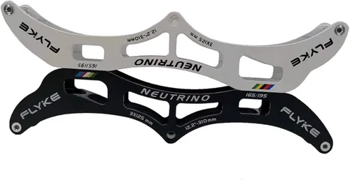 Vista 3 de NC Speed - Marcos para patines en línea, 3 ruedas de 100/110/4.921 in, 4 patines de aluminio profesionales de 90/100/4.331 in Negro 0.118 x 3.937 in