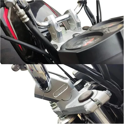 Vista 3 de Barra elevadora de manillar para B&enelli TRK502 TRK520X para TRK 502X para TRK 502 X para TRK 502 2020 2021 Manillar de motocicleta Montaje