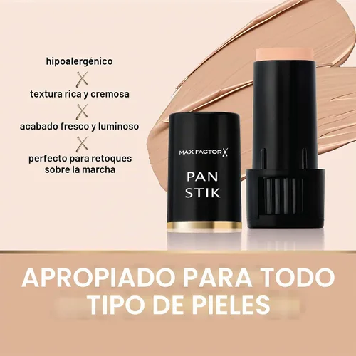 Vista 6 de Base Max Factor Pan Stik.