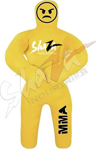 Vista 5 de Shaza Grappling - Maniquí de lucha para niños para fitness y entrenamiento, postura, golpe y lanzamiento de 39.4 in. Maniquí de boxeo para MMA