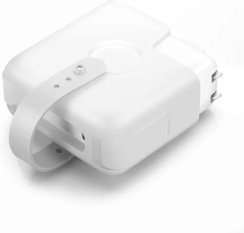 Vista 7 de Organizador de cables de viaje compatible con Apple MacBook Air Charger, funda protectora para adaptador de corriente USB C 29W 30W, MacBook Air