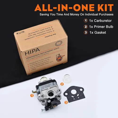 Vista 5 de Hipa S430 C430 carburador para Ryobi X430 30cc RY34441 RY34427 RY34421 RY34446 RY34007 RY34006 recortadora de cuerdas reemplazar 309370002
