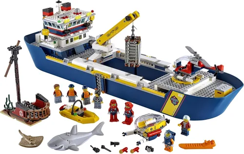 Vista 3 de LEGO 60266 Ciudad Océanos El barco de exploración del océano