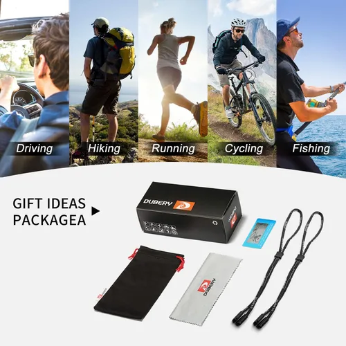 Vista 7 de Tramean Gafas de sol polarizadas deportivas para hombres y mujeres conducir pesca béisbol ciclismo 100 protección UV gafas de sol envolventes