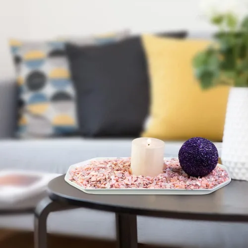 Vista 4 de HappyFiller Piezas rotas de cáscara triturada de 23 onzas, centros de mesa de boda, manualidades de resina, plantas suculentas, cubierta de suelo