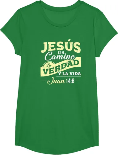 Vista 72 de Camisas de la Biblia de Jesus para los Cristianos Camiseta Española Negro