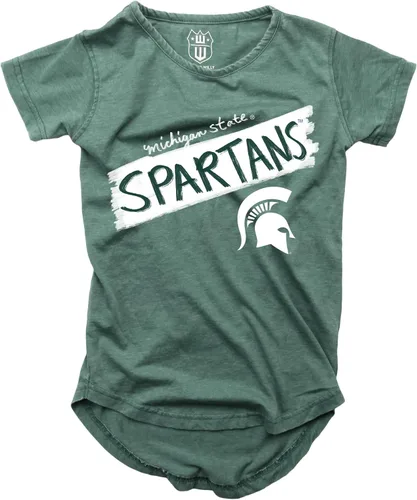 Vista 78 de Wes and Willy NCAA - Camiseta Burnout para niñas S/S