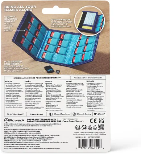 Vista 2 de PowerA Soporte para tarjetas de juego TriFold para Nintendo Switch