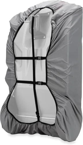 Vista 8 de Camco RhinoFLEX Kit de manguera para tanque totalizador de 3 pies - Incluye codo transparente de 90 grados, manguera de drenaje y 2 tapas