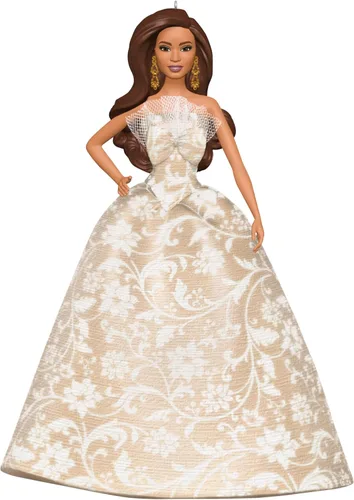 Vista 9 de Hallmark Keepsake Adorno navideño de recuerdo 2024, Barbie de vacaciones 2024, Regalos para ella