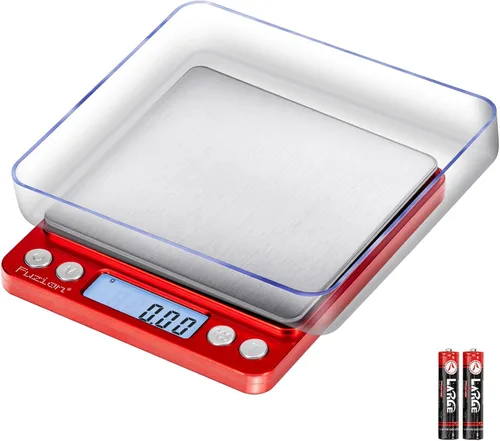 Vista 11 de Fuzion Báscula digital de gramos, precisión de 0.0004 oz, báscula digital de joyería de 17.64 oz Negro