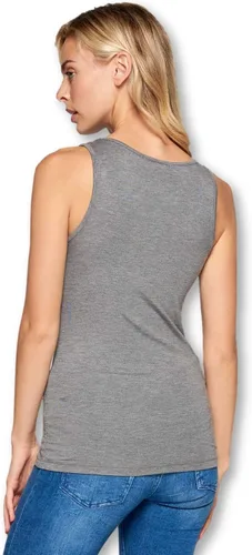 Vista 3 de Camiseta sin mangas de bambú extra suave para mujer, fabricada en Estados Unidos