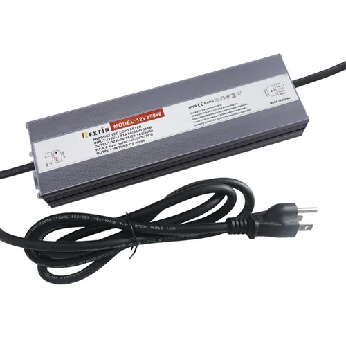Vista 2 de DC 12V 350W 29A Fuente de alimentación al aire libre Transformador de voltaje constante IP67 impermeable aleación de aluminio Shell para iluminación
