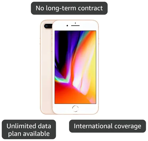 Vista 3 de Apple iPhone 8 Plus (64GB, oro) [bloqueado] + suscripción a empresa de telefonía
