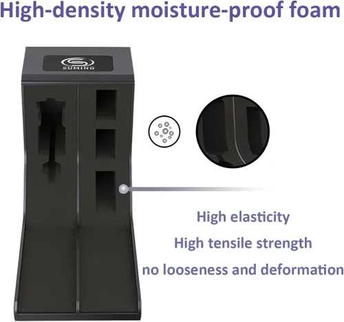 Vista 3 de SUMING Cartuchera Universal para Pistola, Soporte para Pistola para Arma de Fuego, Porta Pistola Protectora para Arma de Seguridad, Compatible