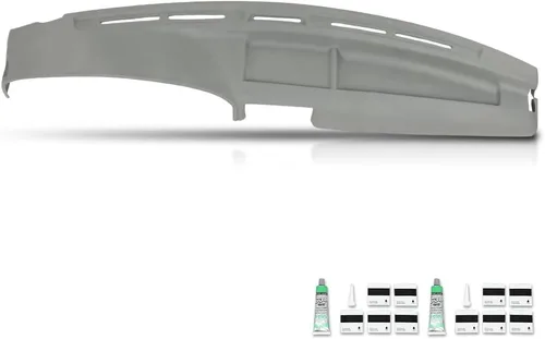 Vista 34 de PIT66 Cubierta de bisel de tablero TPE negra compatible con Buick Apollo/Olds Omega 1972-1974 Compatible con Chevy Chevy II/Chevy Nova 1969-1974